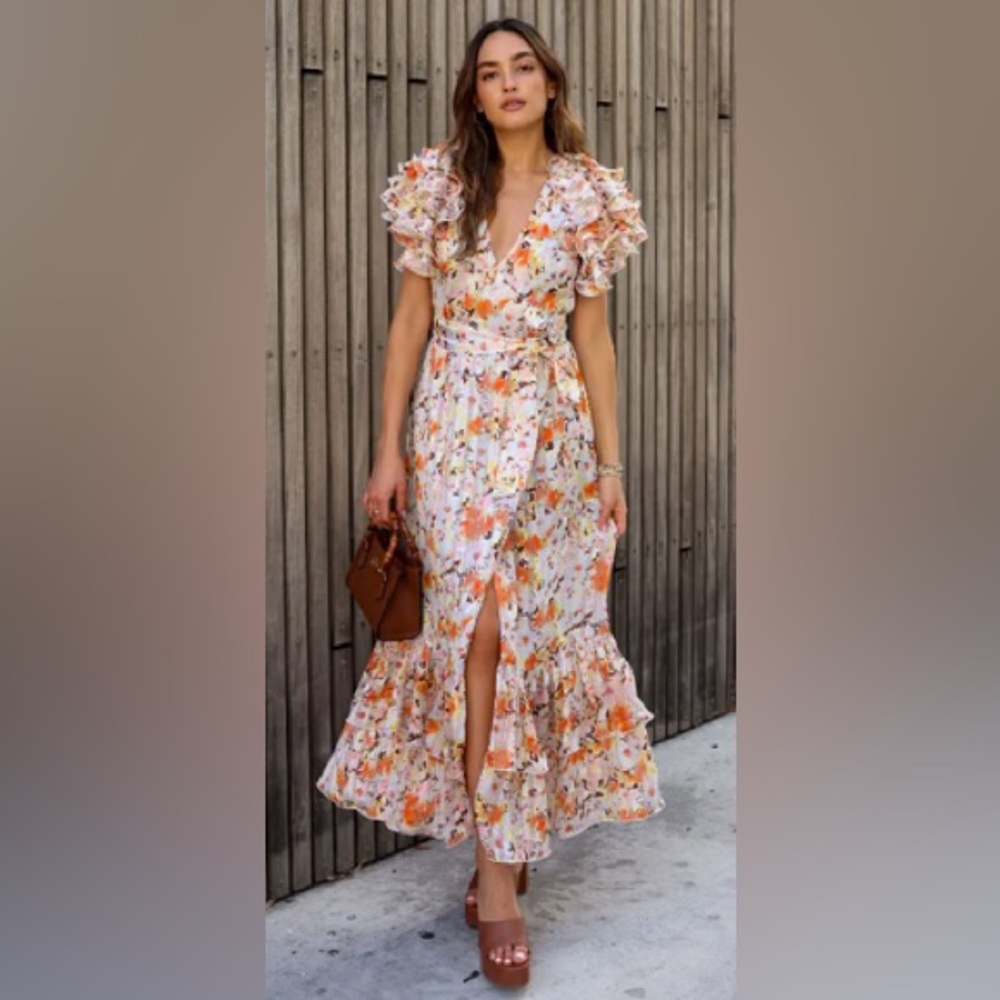 ELLIATT Dorrigo Maxi Wrap Dress